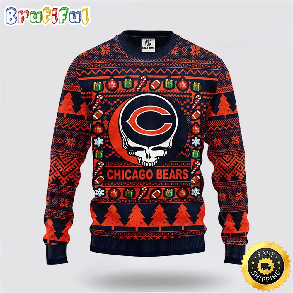 Sportswearmerch Chicago Bears NFL Christmas Fleece Sweater For Fan