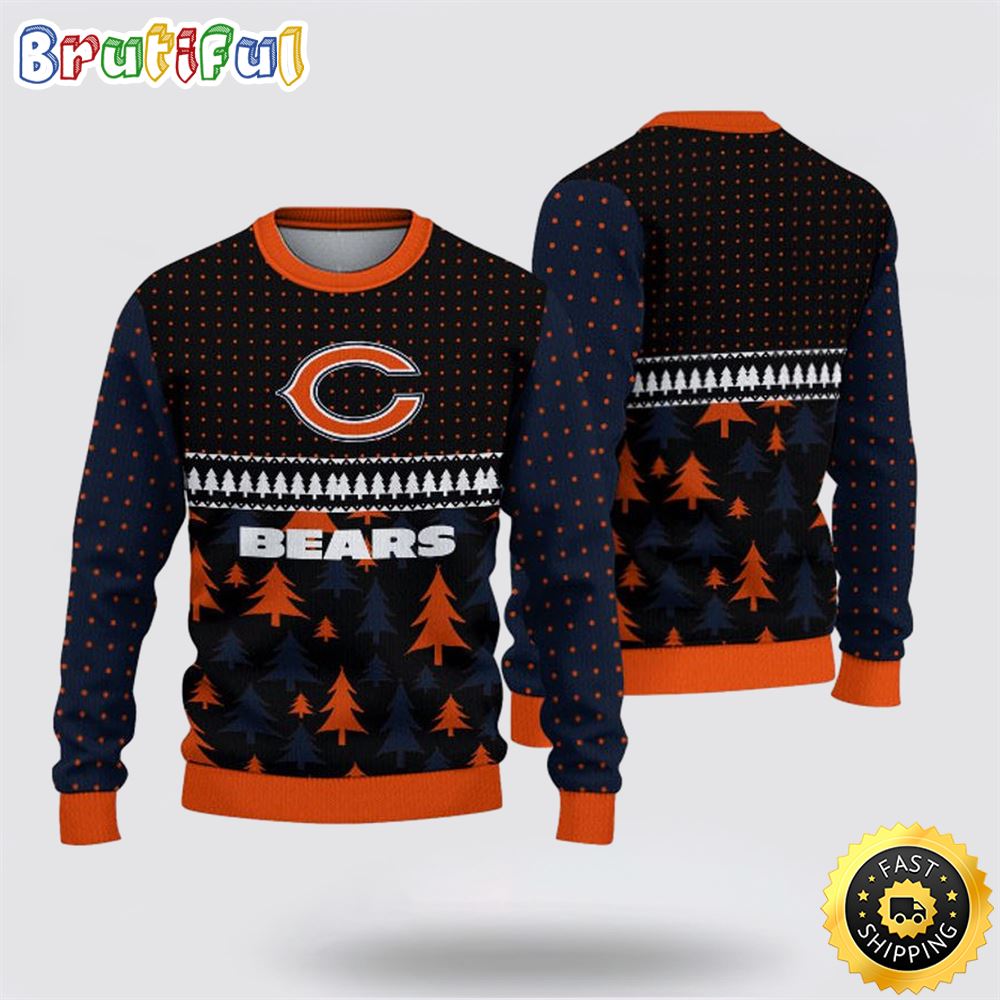 Sportswearmerch Chicago Bears NFL Christmas Sweater For Fan