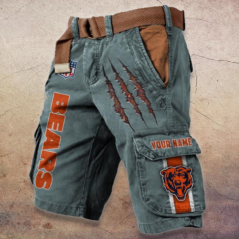 Sportswearmerch Chicago Bears NFL Denim Short For Fan