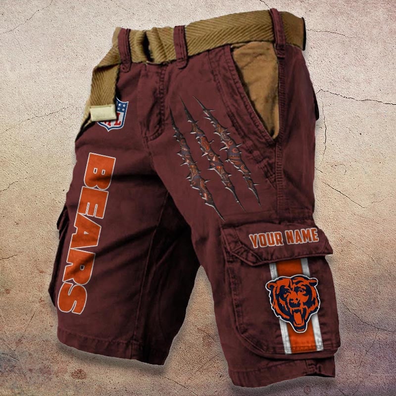 Sportswearmerch Chicago Bears NFL Denim Short For Fan