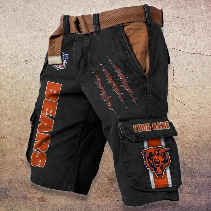 Sportswearmerch Chicago Bears NFL Denim Short For Fan