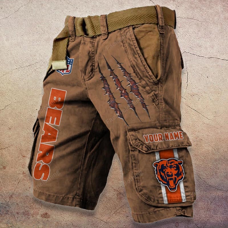 Sportswearmerch Chicago Bears NFL Denim Short For Fan