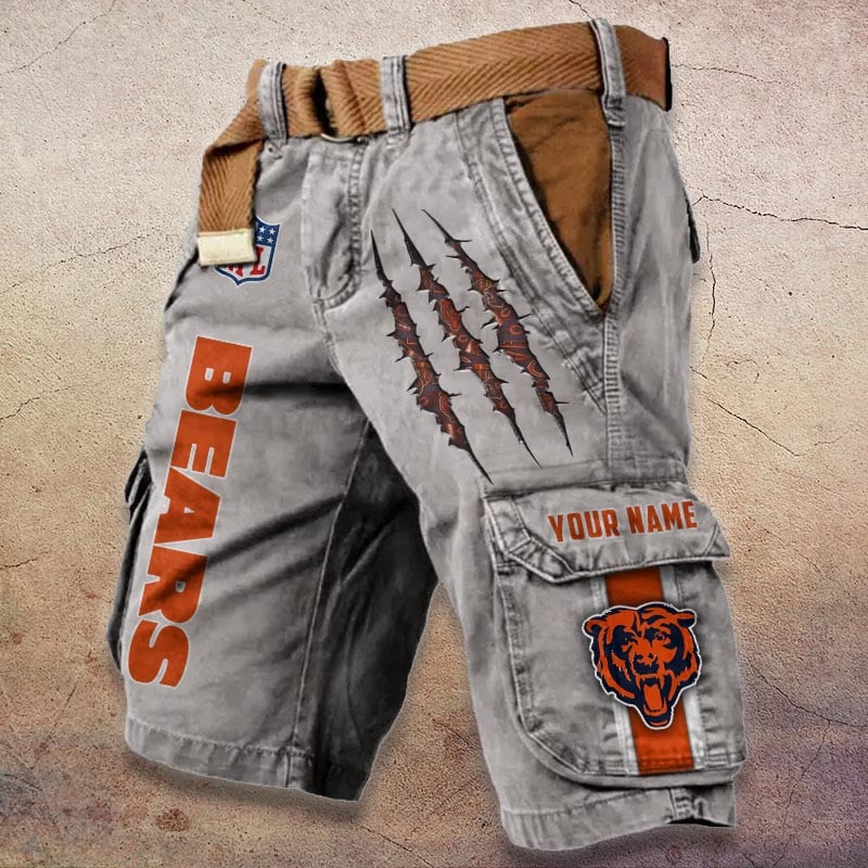 Sportswearmerch Chicago Bears NFL Denim Short For Fan