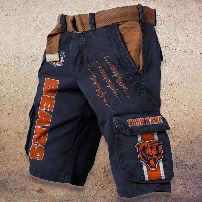 Sportswearmerch Chicago Bears NFL Denim Short For Fan