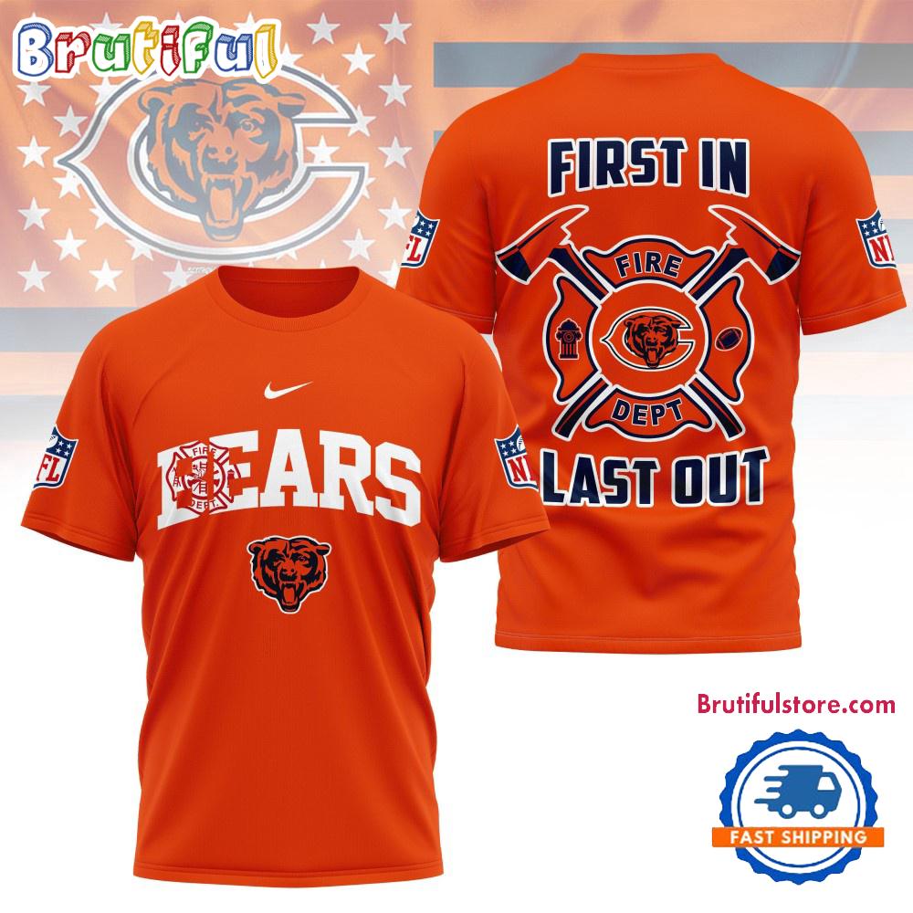 Sportswearmerch Chicago Bears NFL Fire Dept Unisex T-Shirt For Fan