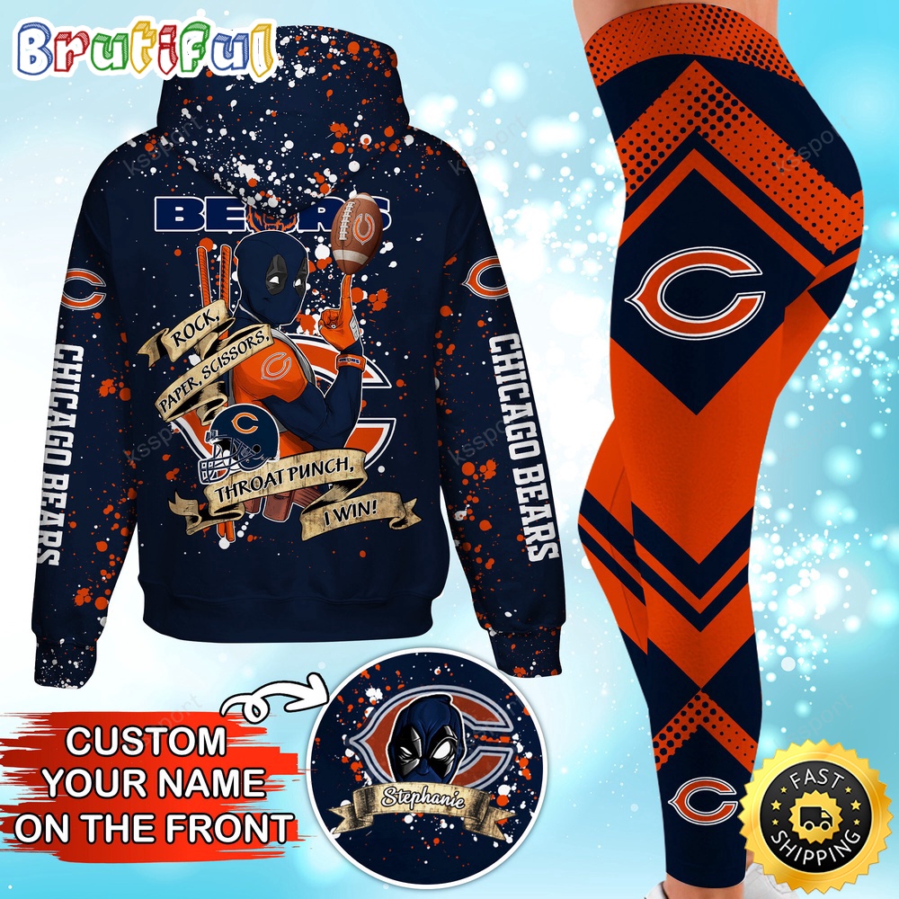 Sportswearmerch Chicago Bears NFL Hoodie Leggings For Fan