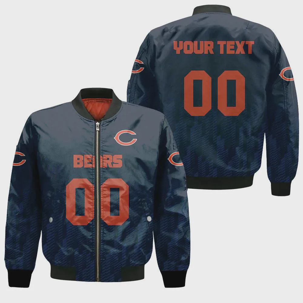 Sportswearmerch Chicago Bears NFL Personalized Bomber Jacket For Fan