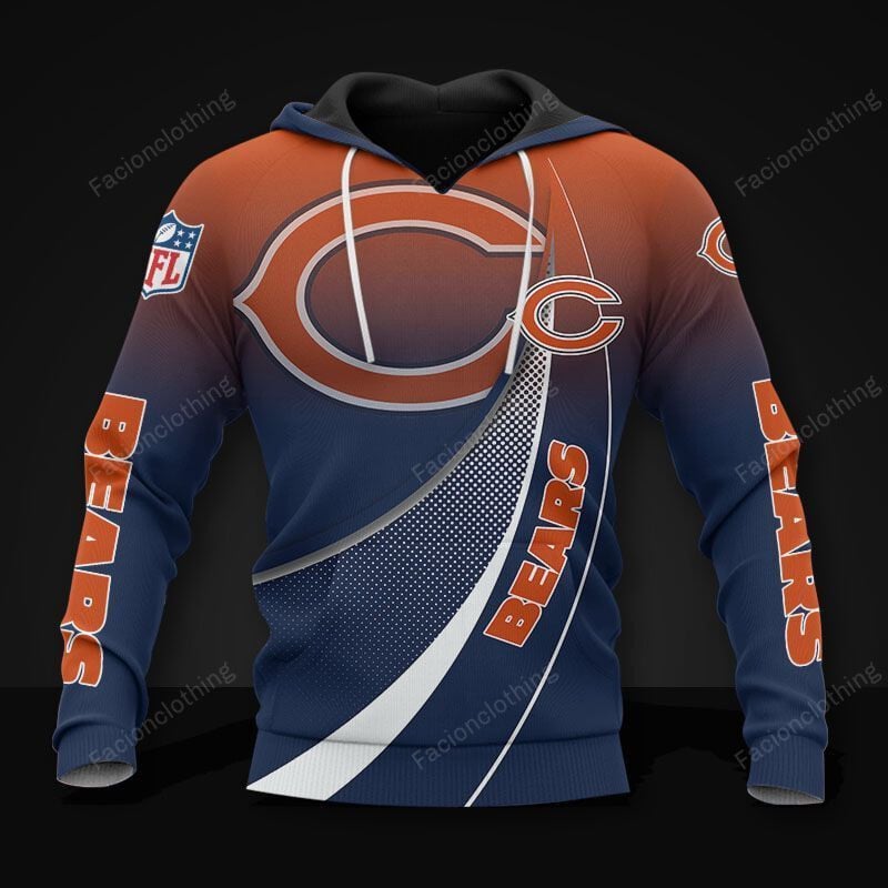 Sportswearmerch Chicago Bears NFL Personalized Hoodie For Fan