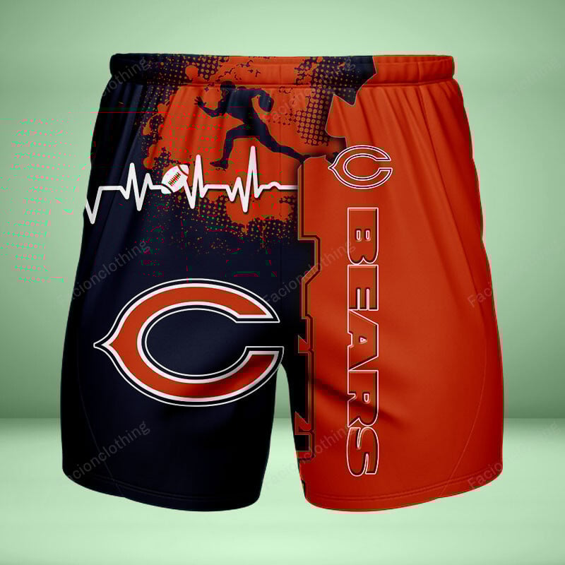 Sportswearmerch Chicago Bears NFL Personalized Short Pant For Fan