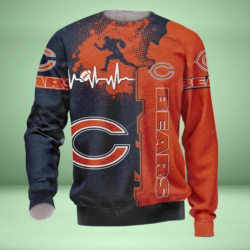 Sportswearmerch Chicago Bears NFL Personalized Sweater For Fan