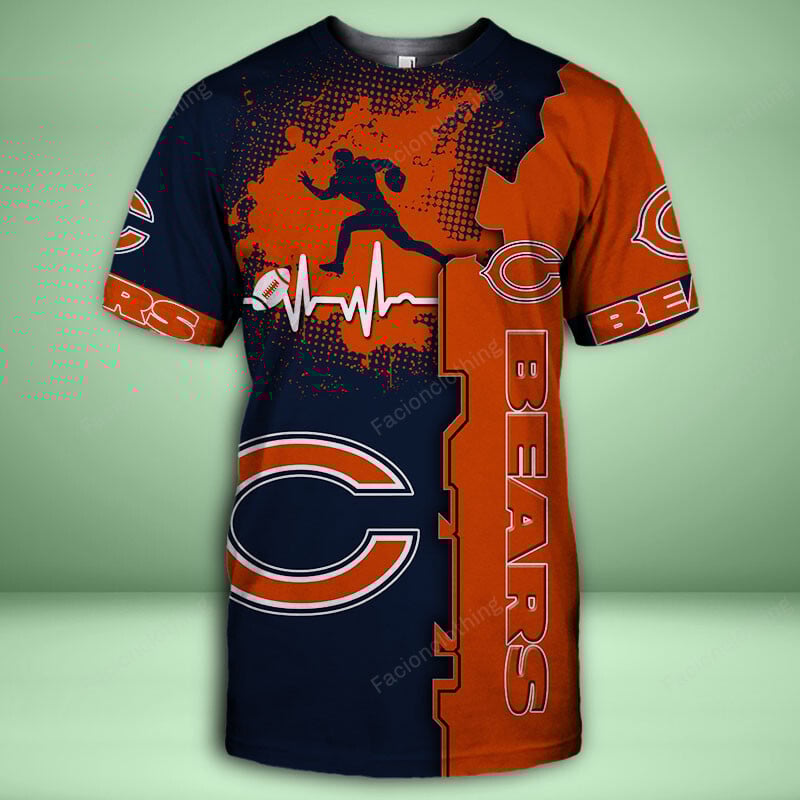 Sportswearmerch Chicago Bears NFL Personalized Short PantT-shirt For Fan