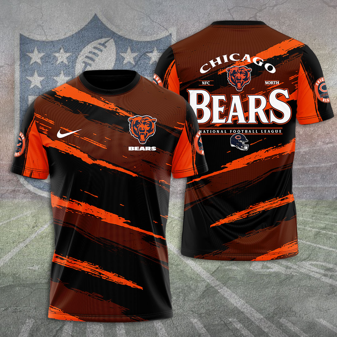 Sportswearmerch Chicago Bears NFL Personalized T-shirt For Fan