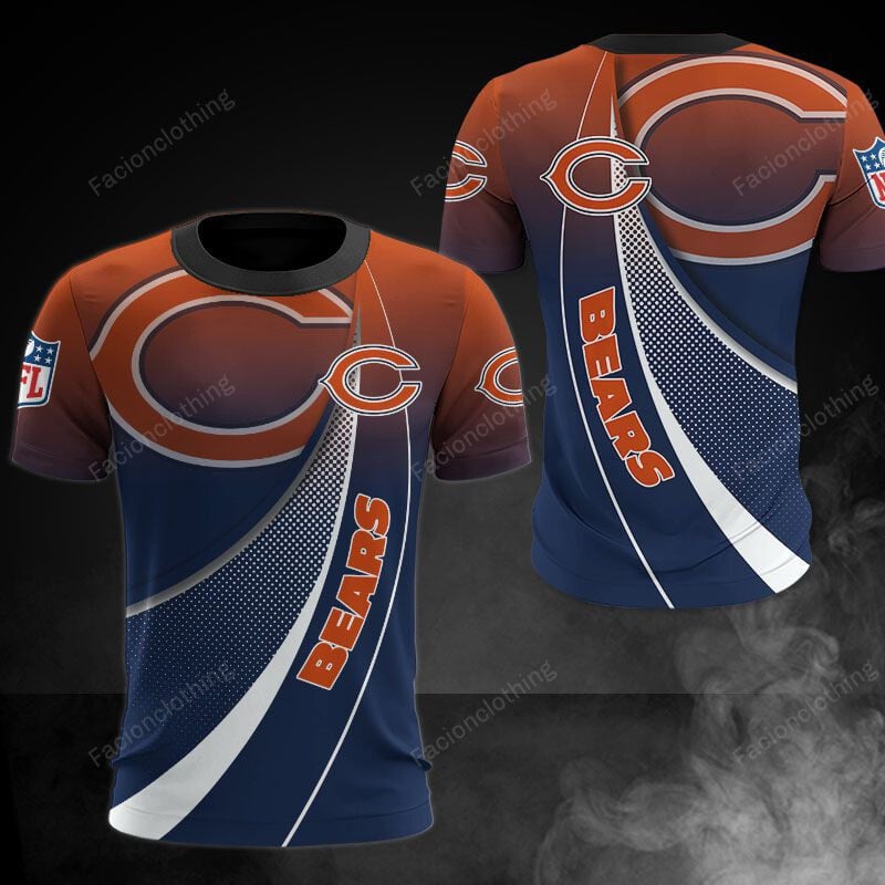 Sportswearmerch Chicago Bears NFL Personalized T-shirt For Fan