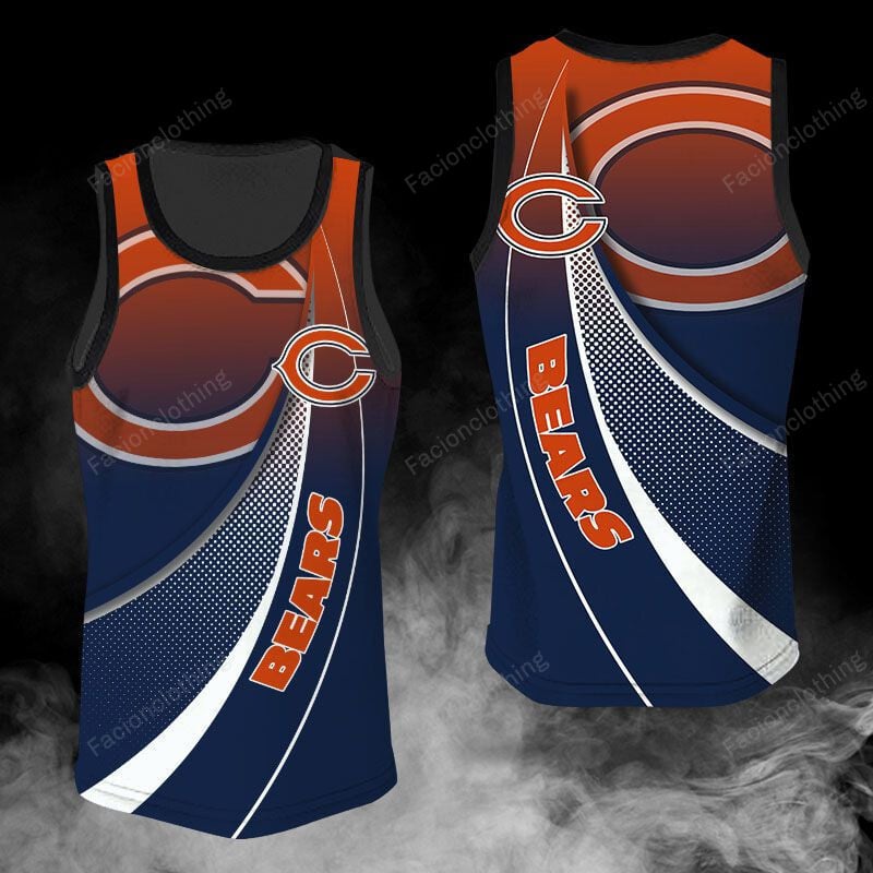 Sportswearmerch Chicago Bears NFL Personalized Tanktop For Fan