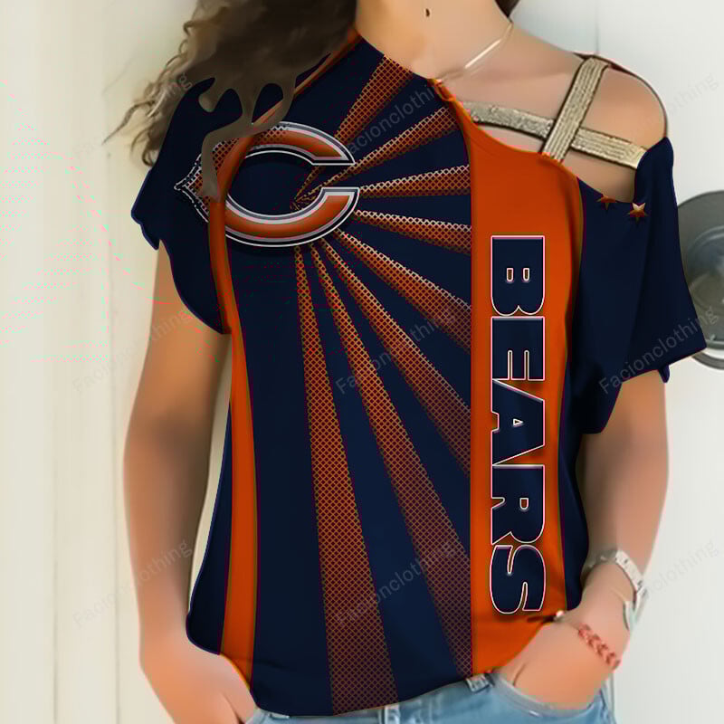 Sportswearmerch Chicago Bears NFL Strapless Short Sleeve Personalized For Fan