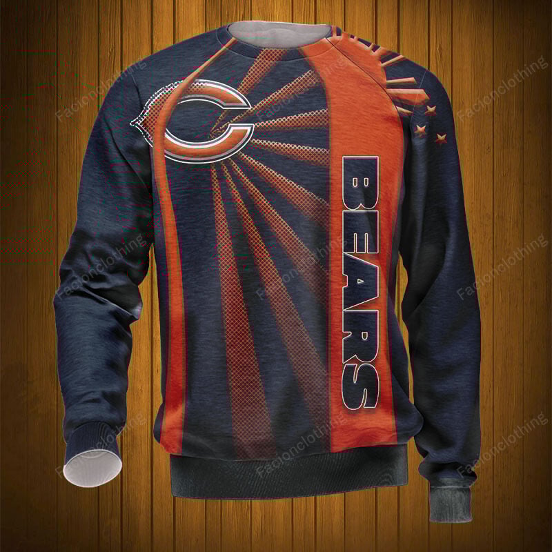 Sportswearmerch Chicago Bears NFL Sweater Personalized For Fan