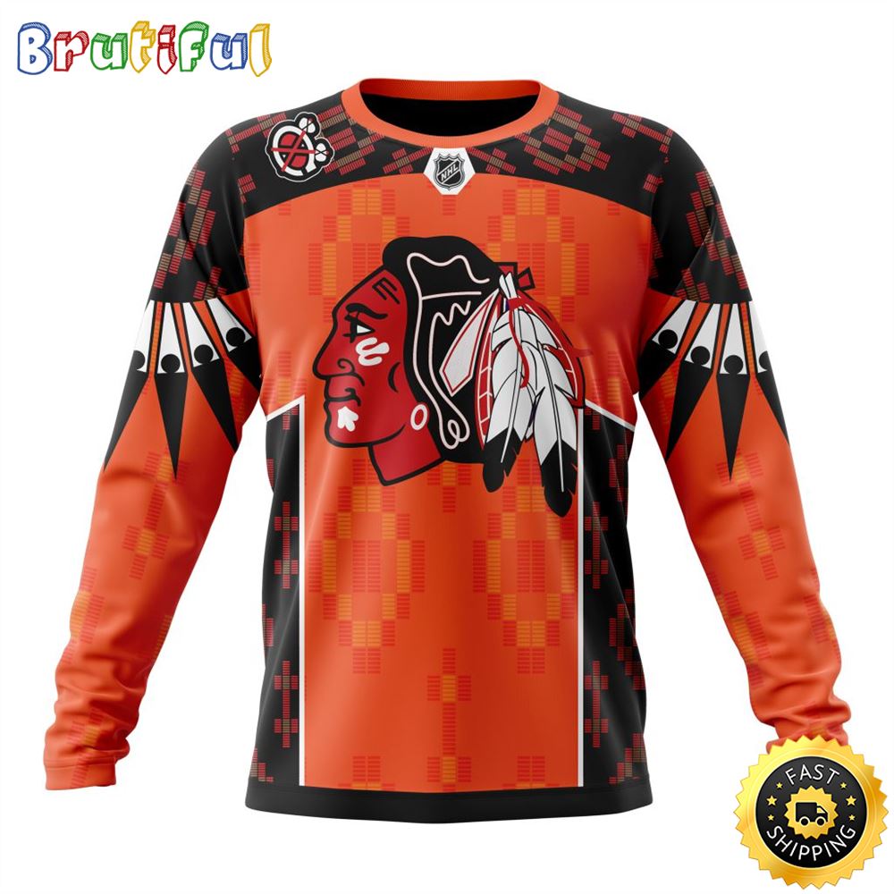 Sportswearmerch Chicago BlackHawks NHL Child Lives Matter Personalized Sweater For Fan