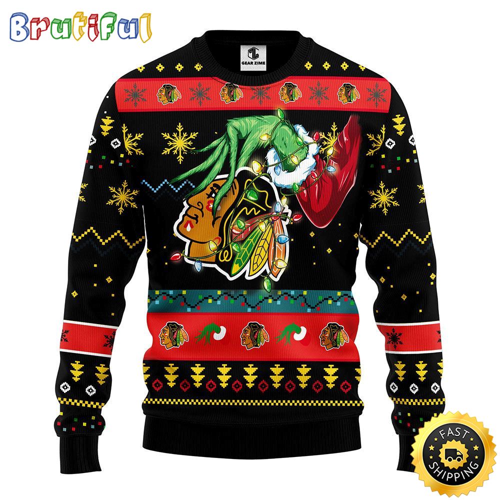 Sportswearmerch Chicago Blackhawks NHL Christmas For Fan