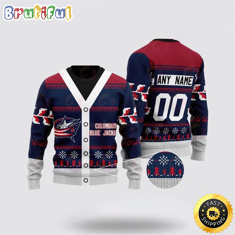 Sportswearmerch Chicago Blackhawks NHL Elk Pattern Personalized Christmas Sweater For Fan