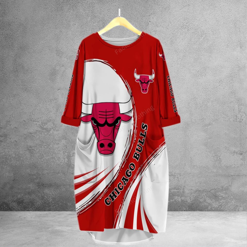 Sportswearmerch Chicago Bulls NBA Personalized Pocket Tanktop For Fan