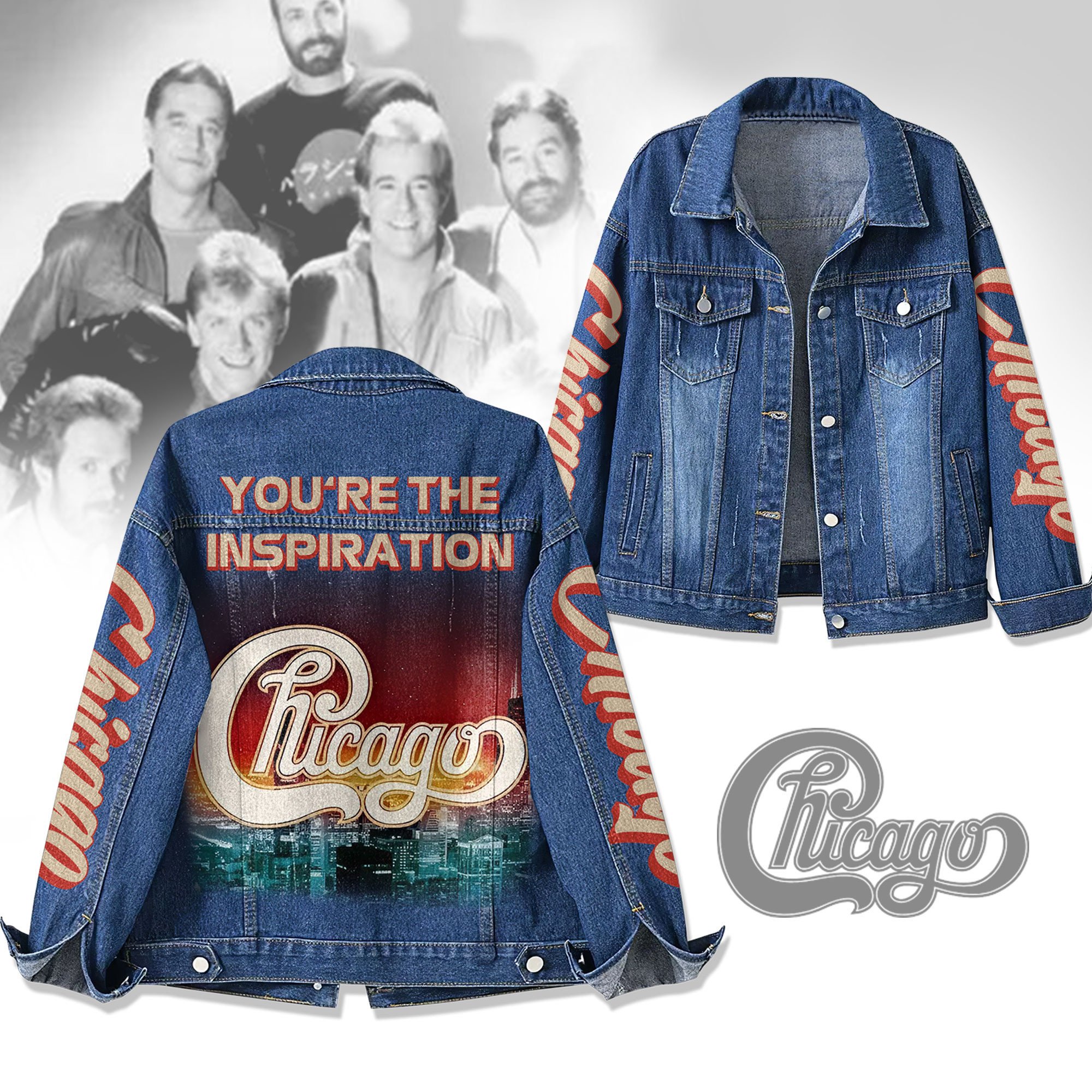 Sportswearmerch Chicago Denim Jacket Gift For Fans