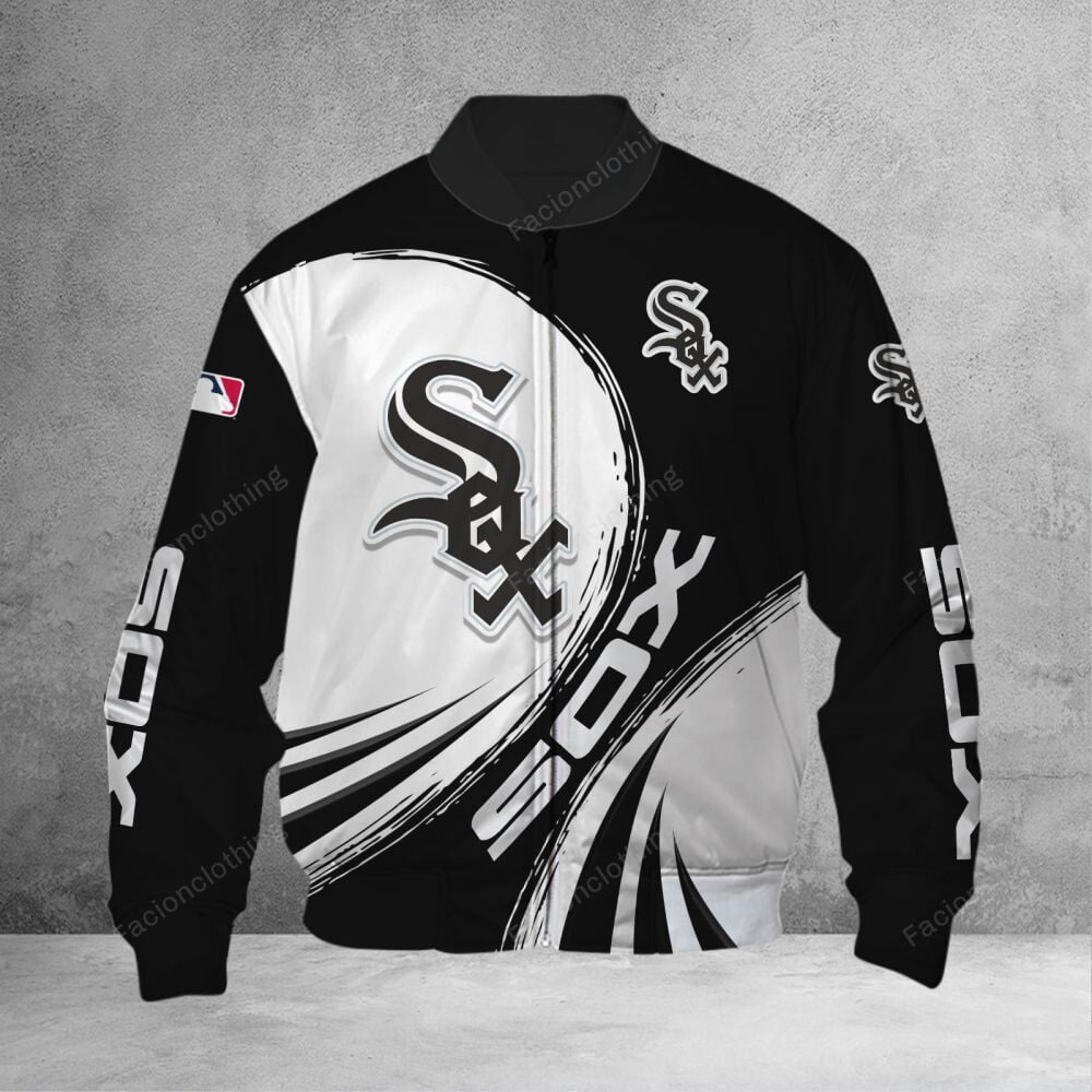 Sportswearmerch Chicago White Sox MLB Personalized Bomber Jacket For Fan