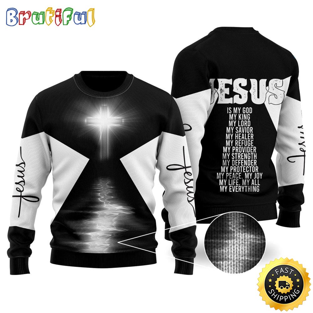 Sportswearmerch Christian Jesus Christmas Sweater For Fan