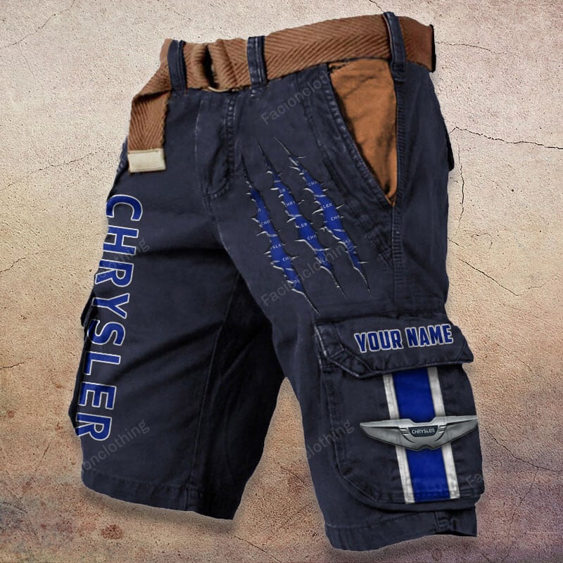 Sportswearmerch Chrysler Car Denim Short For Fan