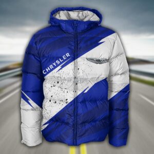 Sportswearmerch Chrysler Car Puffer Jacket For Fan