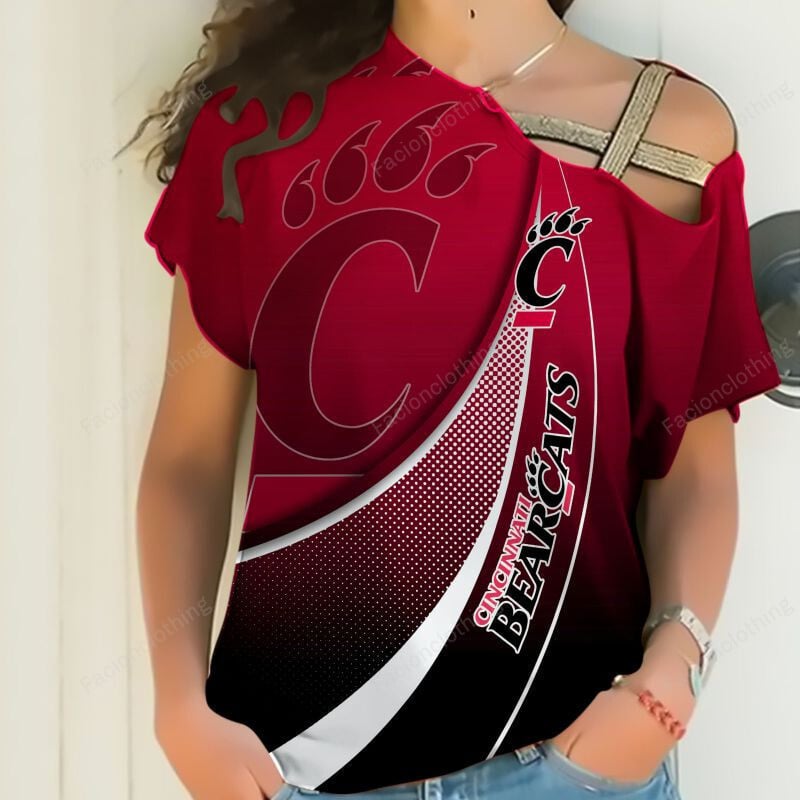 Sportswearmerch Cincinnati Bearcats NCAA Personalized Strapless Short Sleeve For Fan