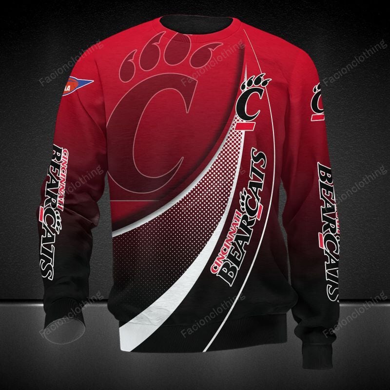 Sportswearmerch Cincinnati Bearcats NCAA Personalized Sweater For Fan