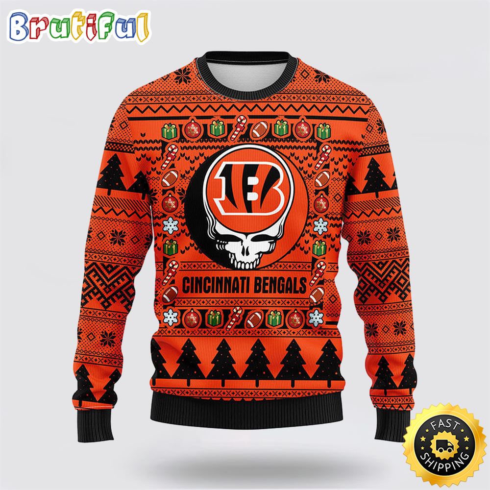 Sportswearmerch Cincinnati Bengals NFL Christmas Fleece Sweater For Fan