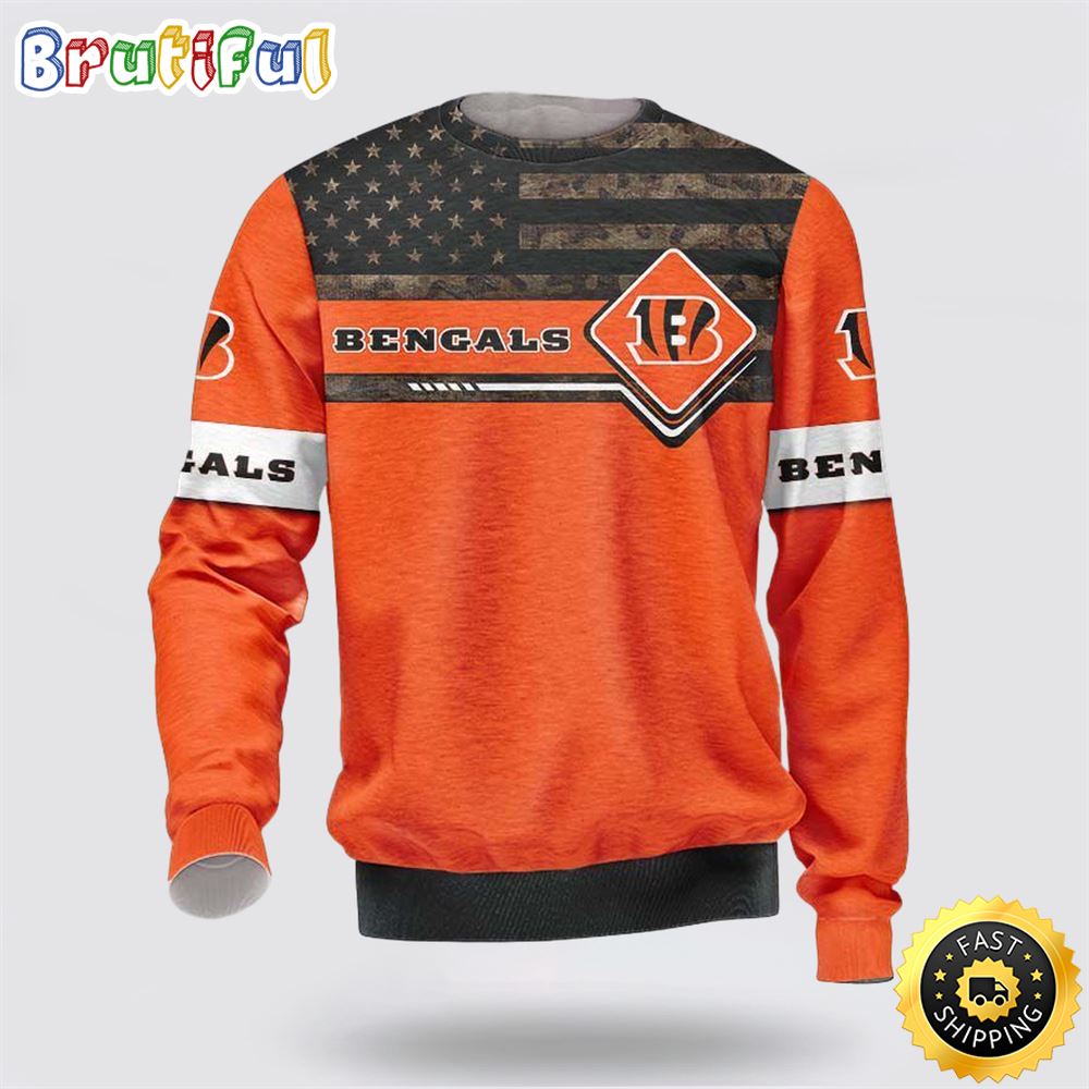 Sportswearmerch Cincinnati Bengals NFL Crewneck Sweater For Fan