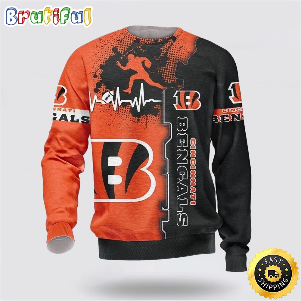 Sportswearmerch Cincinnati Bengals NFL Crewneck Sweater For Fan