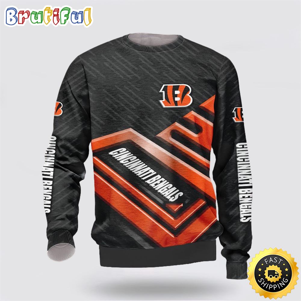Sportswearmerch Cincinnati Bengals NFL Crewneck Sweater For Fan