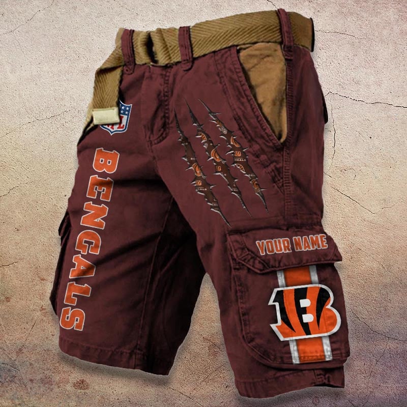 Sportswearmerch Cincinnati Bengals NFL Denim Short For Fan