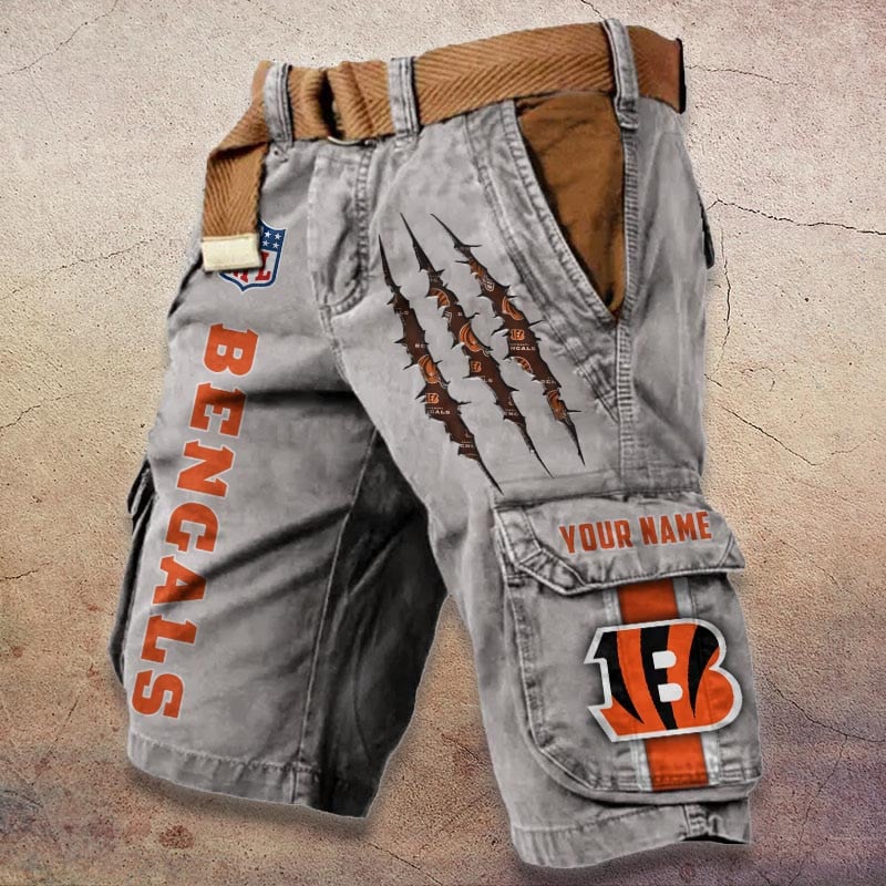 Sportswearmerch Cincinnati Bengals NFL Denim Short For Fan