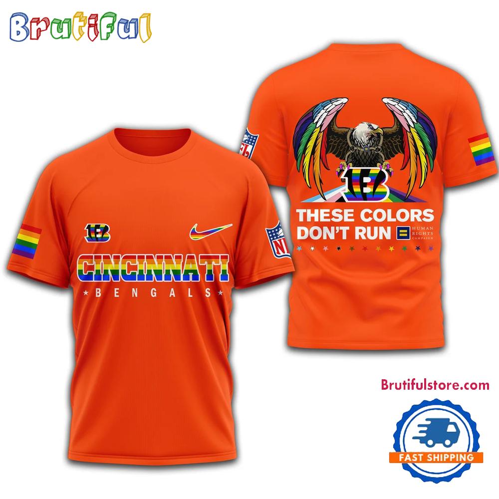 Sportswearmerch Cincinnati Bengals NFL Football Campaign LGBT T-Shirt For Fan