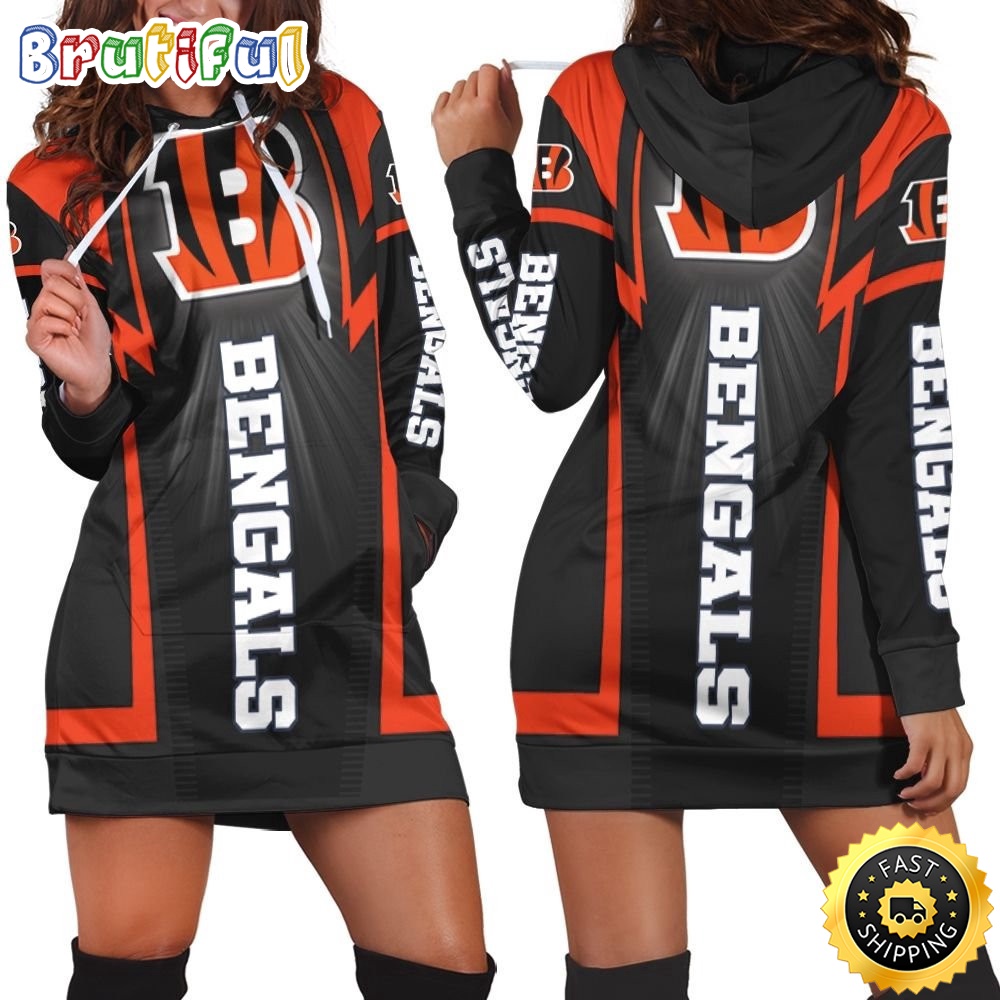 Sportswearmerch Cincinnati Bengals NFL Hoodie Dress For Fan
