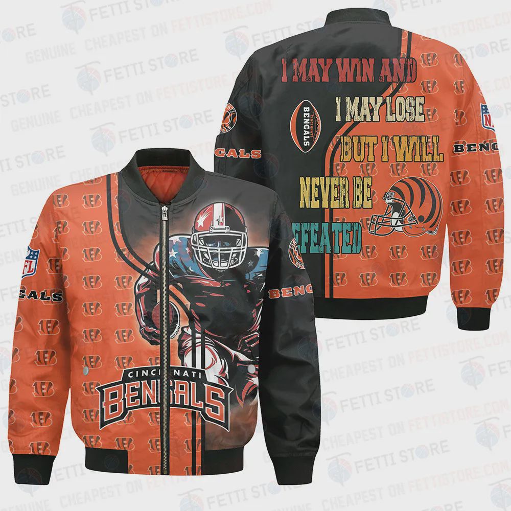 Sportswearmerch Cincinnati Bengals NFL Personalized Bomber Jacket For Fan