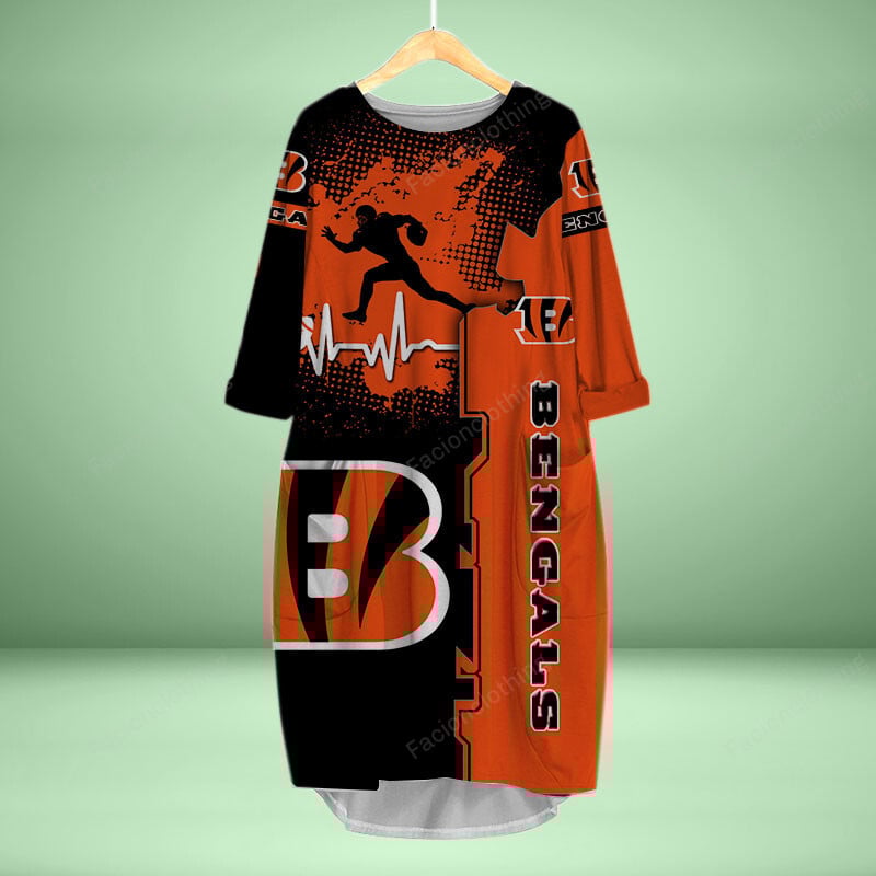Sportswearmerch Cincinnati Bengals NFL Personalized Pocket Dress For Fan