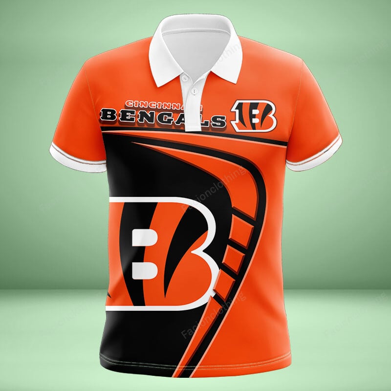 Sportswearmerch Cincinnati Bengals NFL Personalized Polo Shirt For Fan