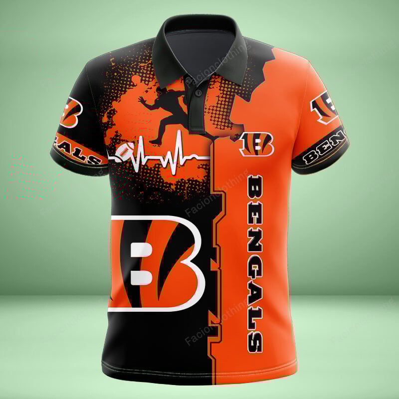Sportswearmerch Cincinnati Bengals NFL Personalized Polo Shirt For Fan