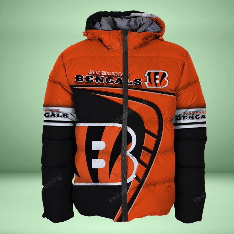 Sportswearmerch Cincinnati Bengals NFL Personalized Puffer Jacket For Fan