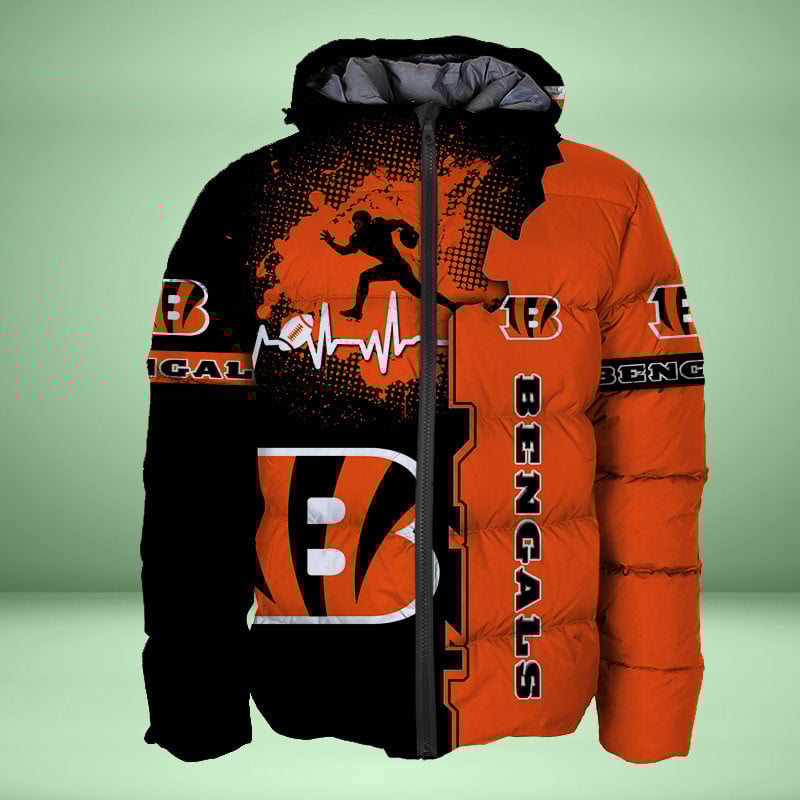 Sportswearmerch Cincinnati Bengals NFL Personalized Puffer Jacket For Fan