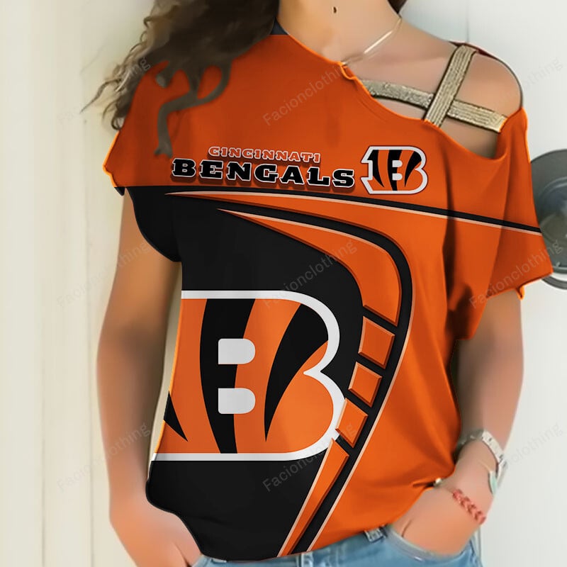 Sportswearmerch Cincinnati Bengals NFL Personalized Strapless Sleeve Short For Fan