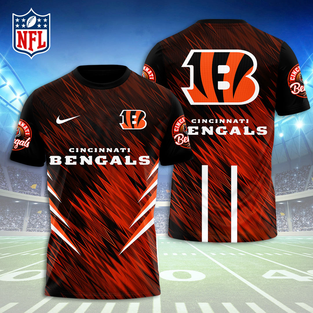 Sportswearmerch Cincinnati Bengals NFL Personalized T-shirt For Fan