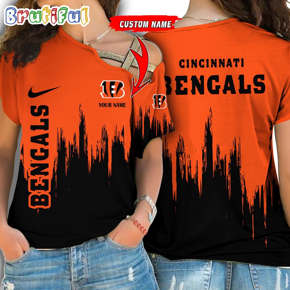 Sportswearmerch Cincinnati Bengals NFL Strapless Sleeve Short For Fan
