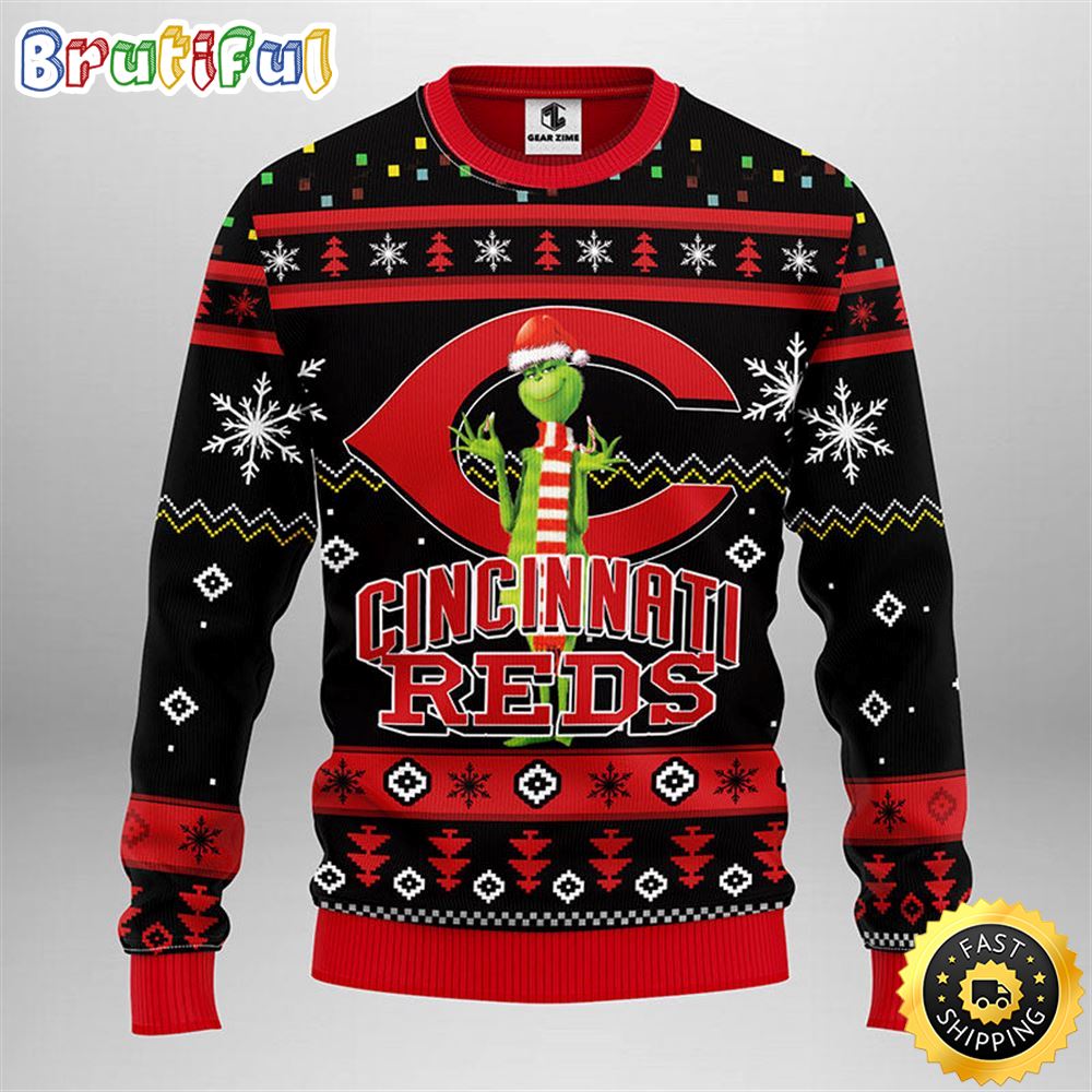 Sportswearmerch Cincinnati Reds MLB Christmas Sweater For Fan