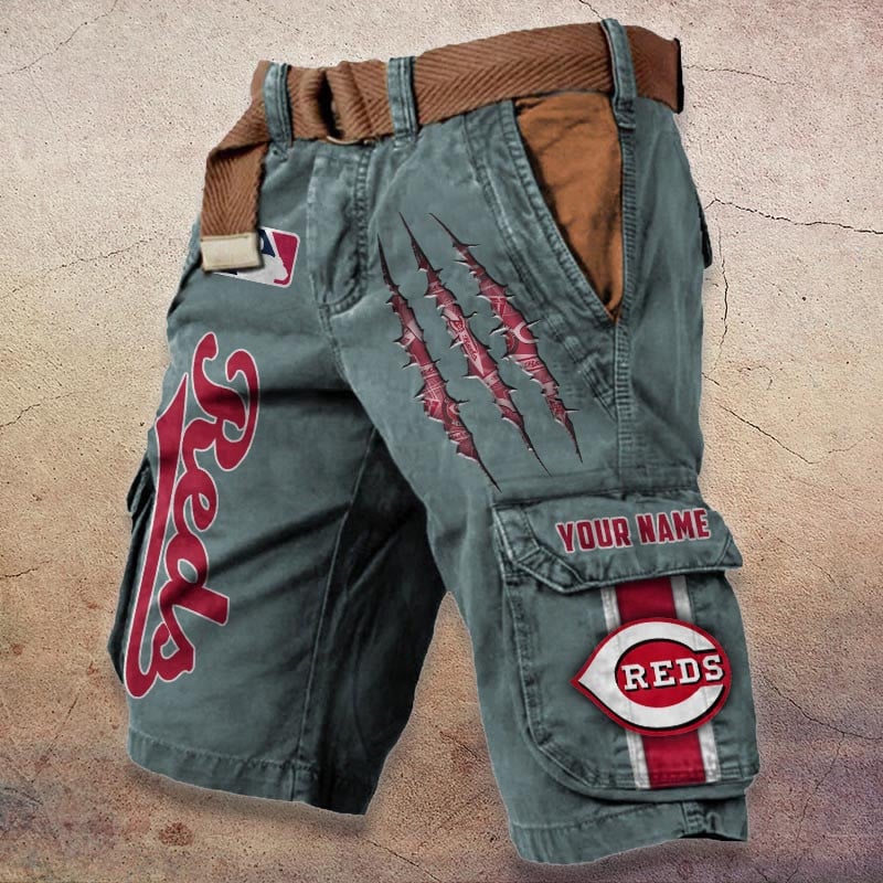 Sportswearmerch Cincinnati Reds MLB Denim Short For Fan